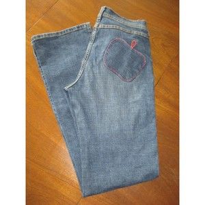 Apple Bottom Jeans Mid Rise Bootcut Dark Women’s 8 Y2k style